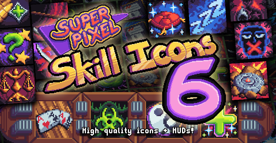 Super Pixel Skill Icons Pack 6