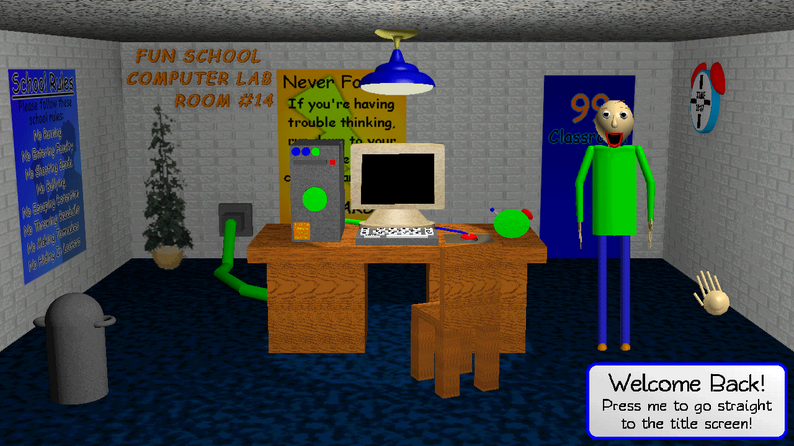 Cover image for Baldi's Fun New Schoolhouse (RECREATED)
