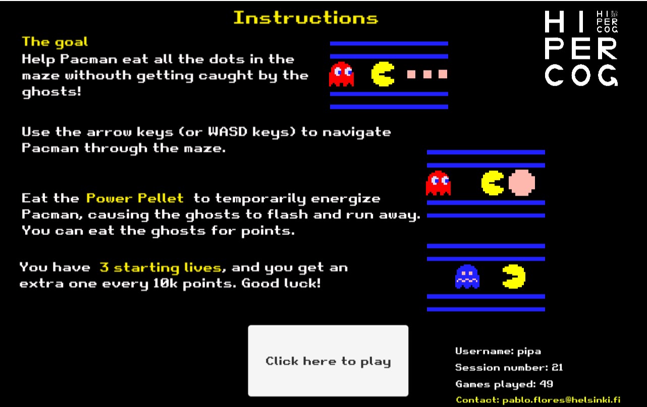 AiPer-Pacman Research Game