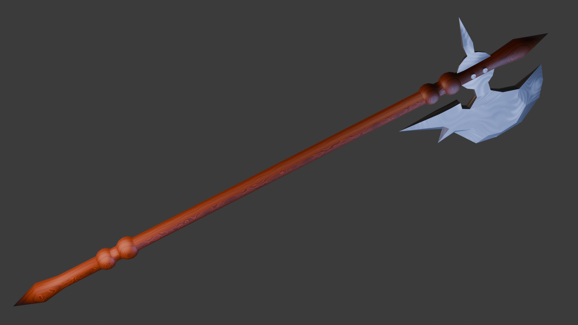 Low-Poly Halberd