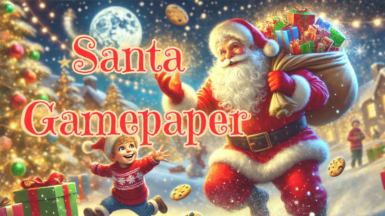 Santa Gamepaper