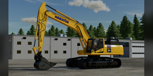 Cover image for FS22 Komatsu PC490LC-10/11