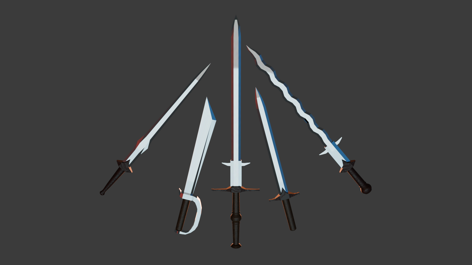 Low-Poly Swords