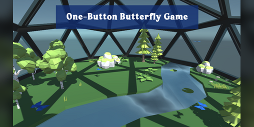 Cover image for One-Button Butterfly Game