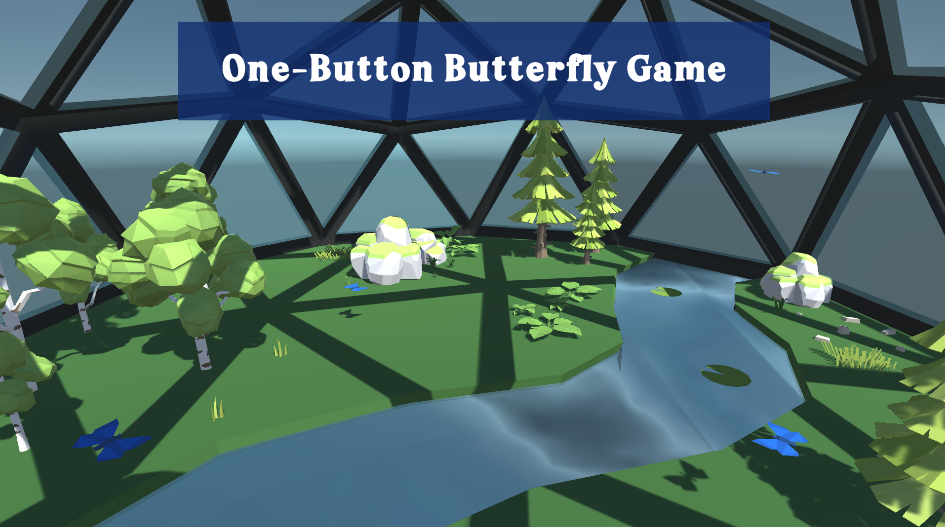 Cover image for One-Button Butterfly Game