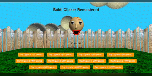 Cover image for Baldi Clicker Remastered