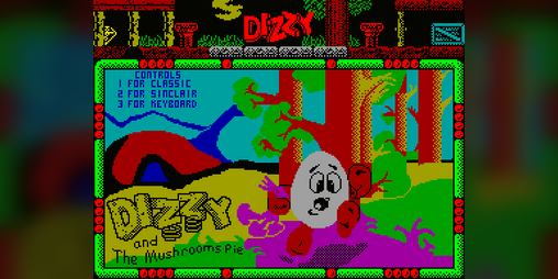 Cover image for Dizzy and the Mushrooms Pie (ZX Spectrum Edition)