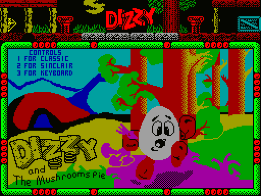 Cover image for Dizzy and the Mushrooms Pie (ZX Spectrum Edition)