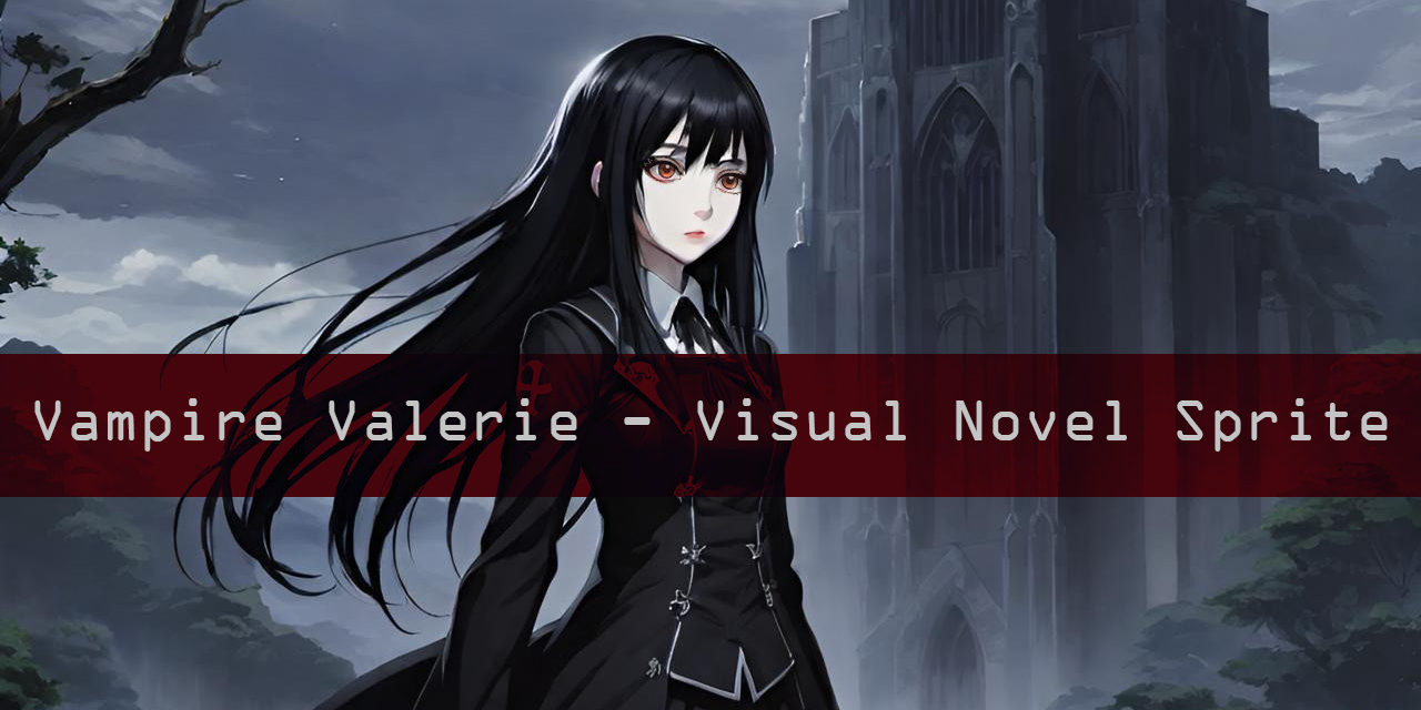 Vampire Valerie- The Halloween Special - Visual Novel Sprite