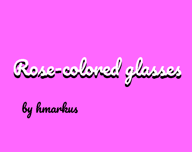Cover image for Rose-colored glasses