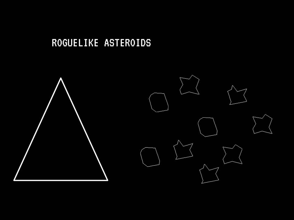 Roguelike Asteroids