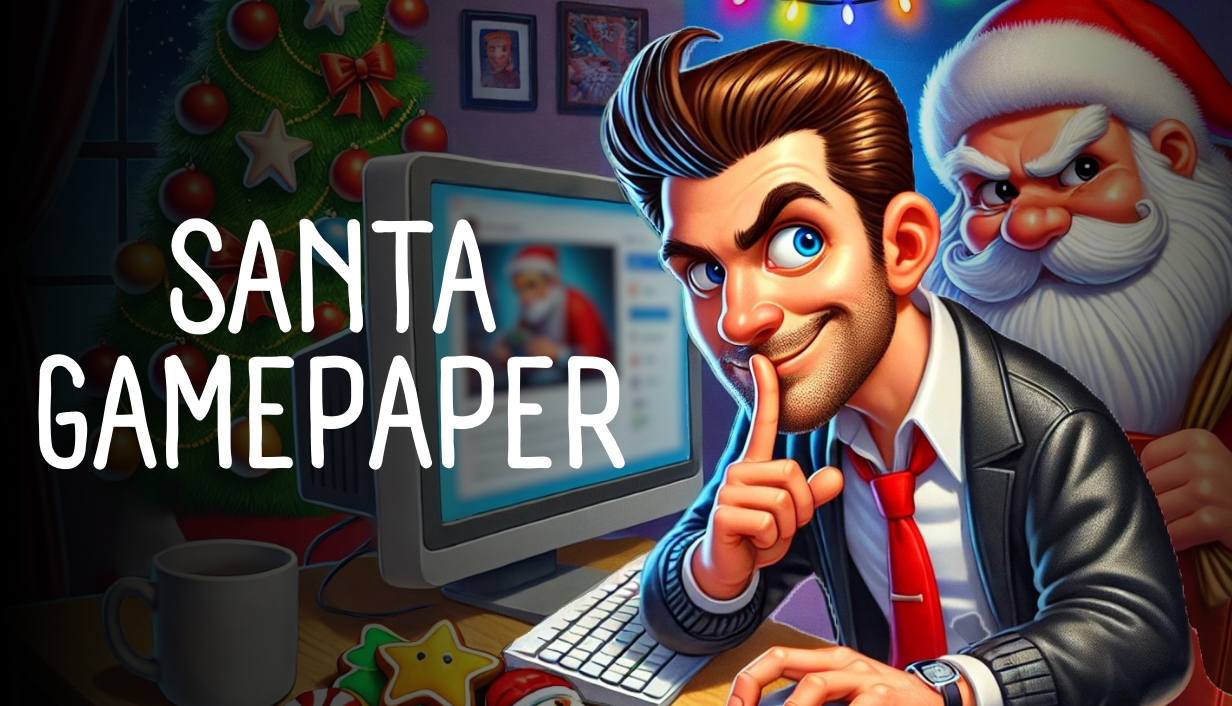 Santa Gamepaper