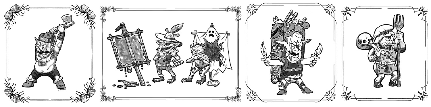 Wacky Goblins - Monstrosilist Stock Art Pack 12