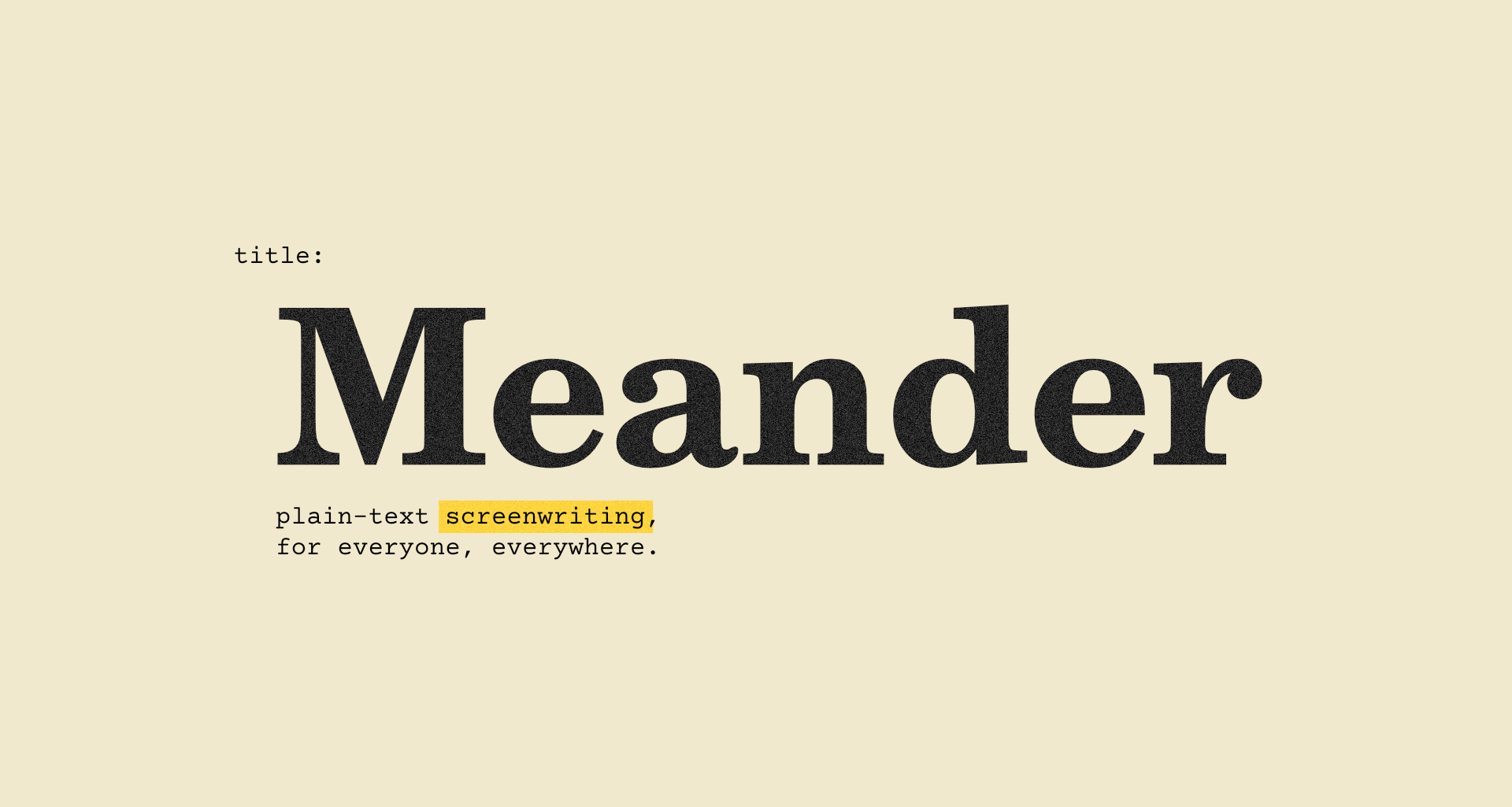 Meander