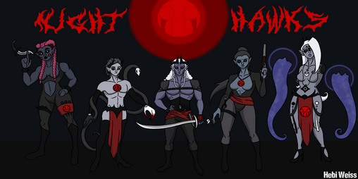 Cover image for Nighthawks: The Siege of a Thousand Red Eyes
