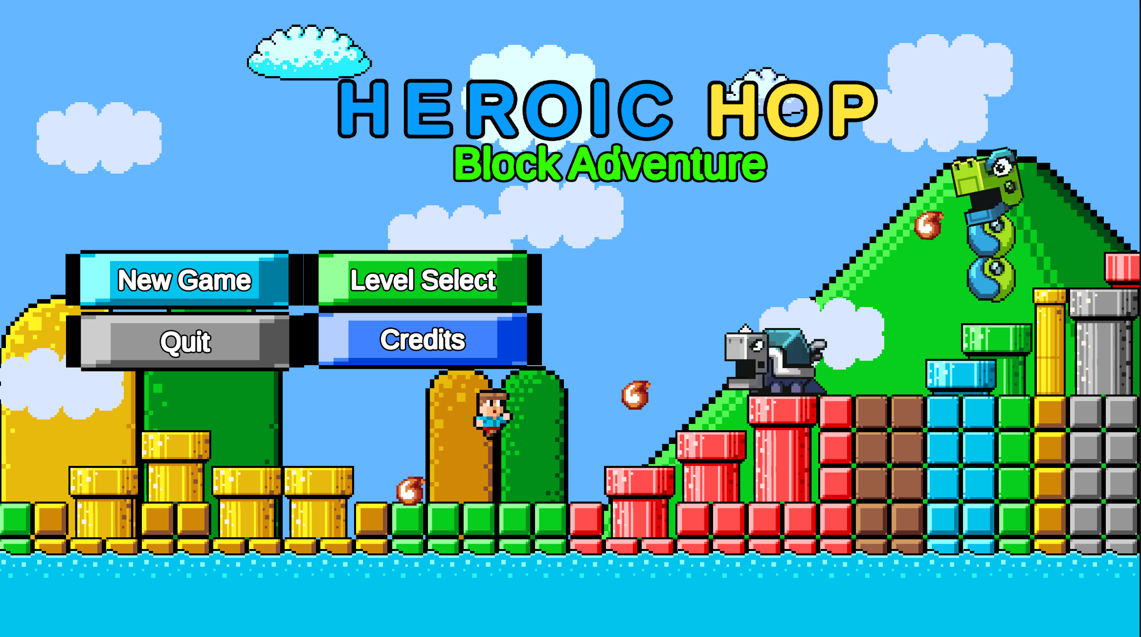 Heroic Hop Block Aventure Demo