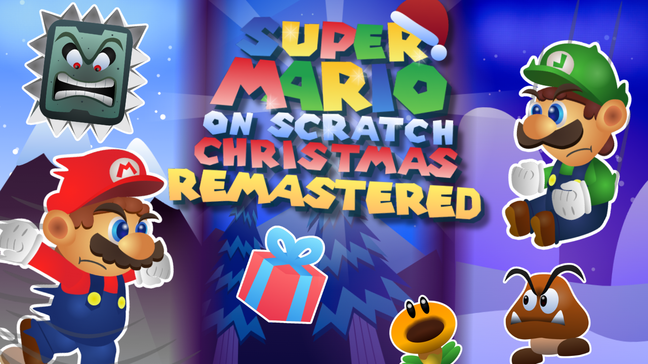 Super Mario on Scratch Christmas Remastered