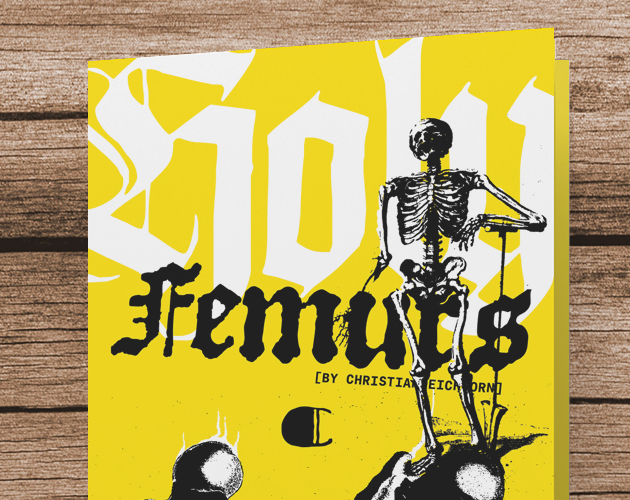 Cover image for Holy Femurs | A Mörk Borg Pamphlet
