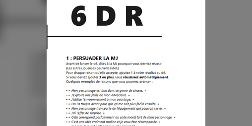 Cover image for 6DR – RP6 en français