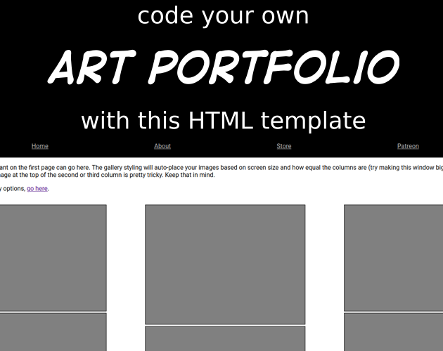 HTML Portfolio Template by Val T.