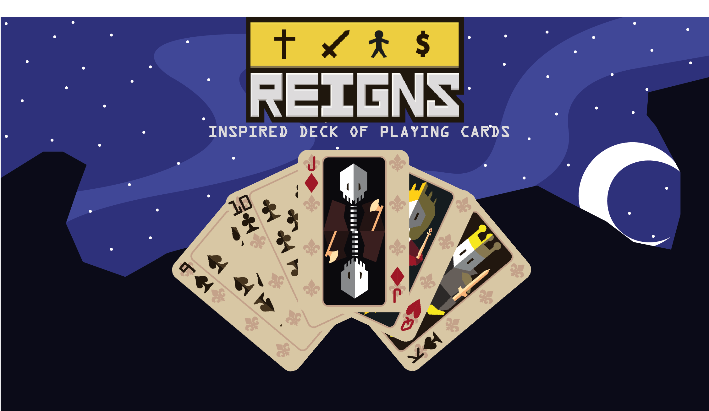 REIGNS Inspired Deck of Playing Cards