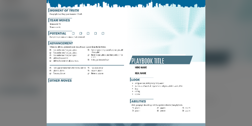 Cover image for Masks Playbook Indesign Template