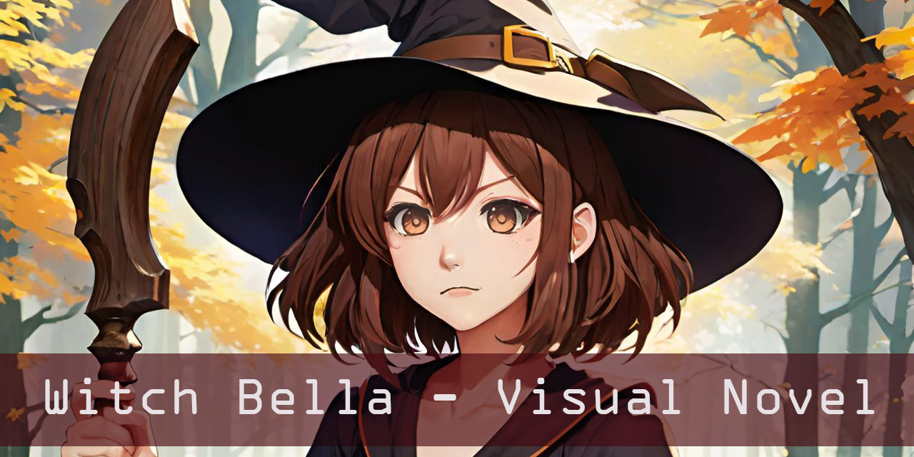 Witch Bella - The Halloween Special - Visual Novel Sprite