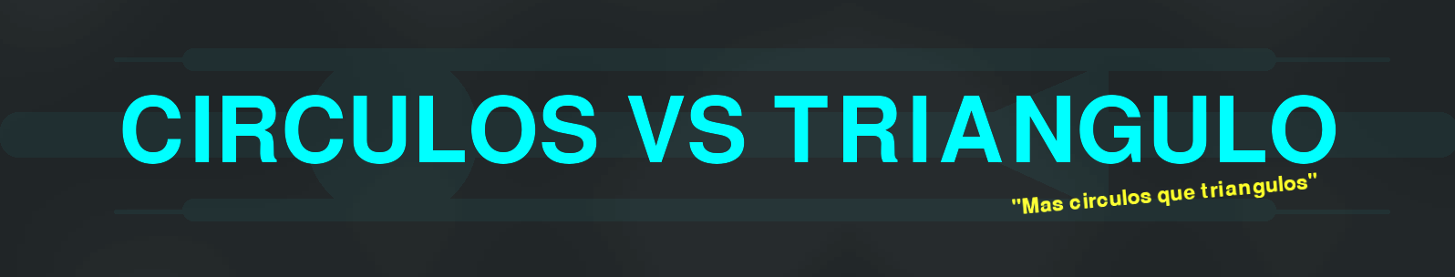 Circulos vs Triangulo