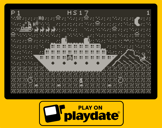 Ship Wreck Holiday Edition for Playdate