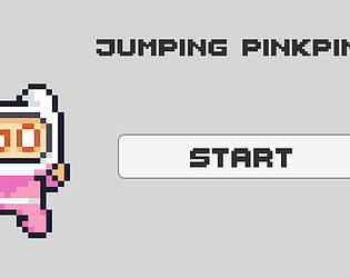 PINK JUNMPing MAN