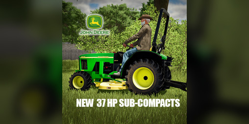 Cover image for FS25 John Deere 2210 Sub-Compact Utility Tractor