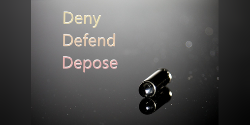Cover image for Deny, Defend, Depose v 0.8