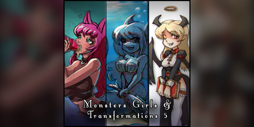 Cover image for Monster Girls and Transformations5