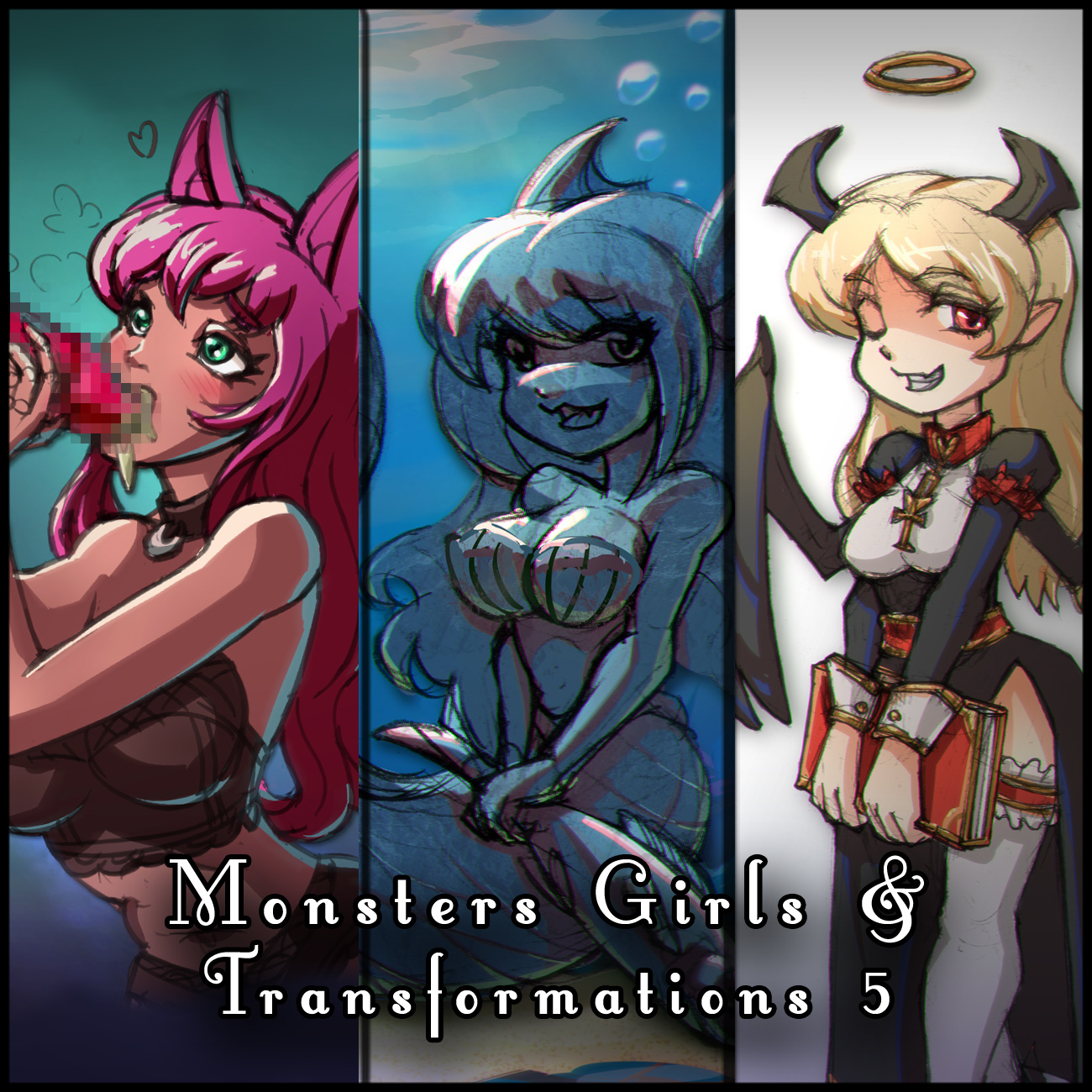 Cover image for Monster Girls and Transformations5