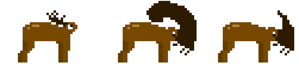 2D deer asset