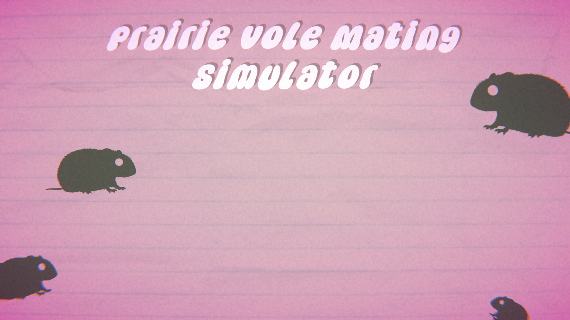 Prairie Vole Dating Simulator