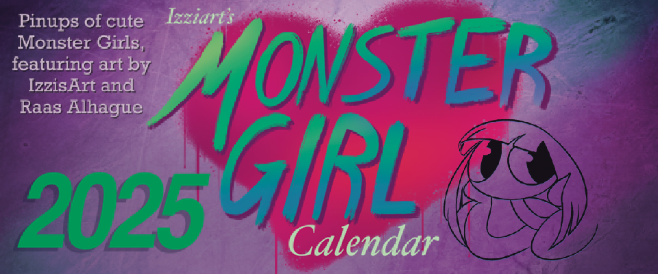 The Monster Girl 2025 Calendar