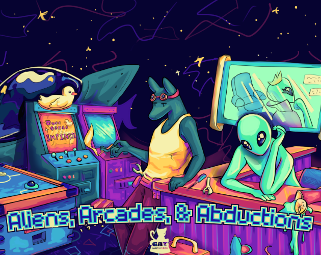 Aliens, Arcades & Abductions by Boltcry, saltedgator, saburkev, jr_anna