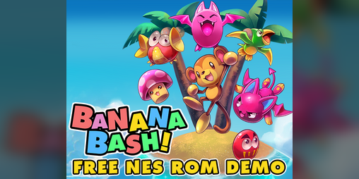 Cover image for Banana Bash! - FREE NES DEMO ROM