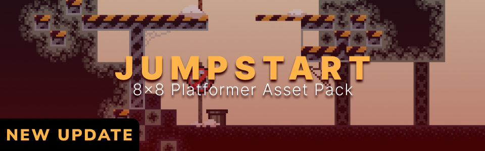 Jumpstart: 8x8 Platformer Asset Pack (INDUSTRIAL UPDATE)