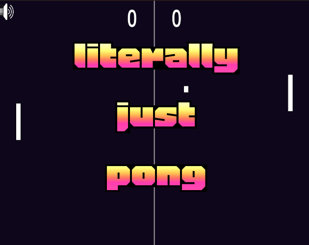 literally just pong