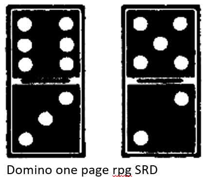 Cover image for Domino one page rpg SRD
