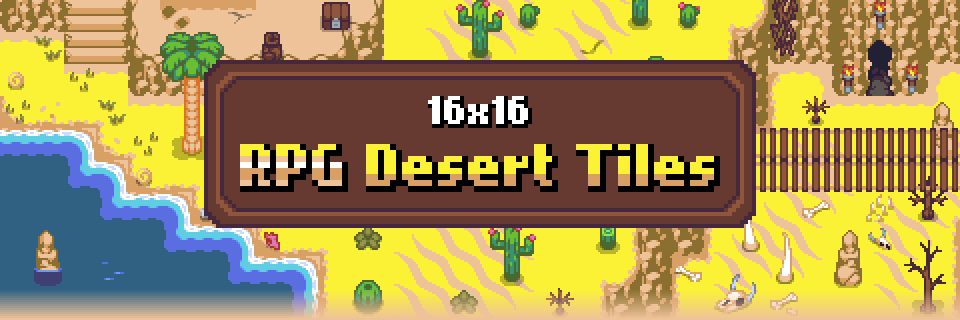 16x16 RPG Desert Tiles