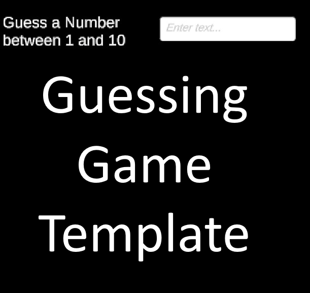 Guessing Game Template by The Dead Executive