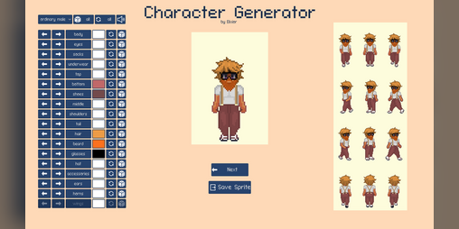 Cover image for Character Generator