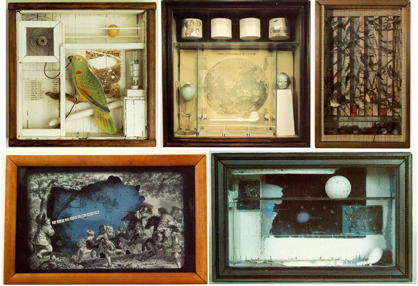 Joseph Cornell's shadowboxes