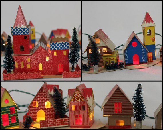 Vintage Christmas Village