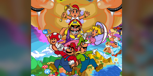 Cover image for Super Mario: All-Star Attack!