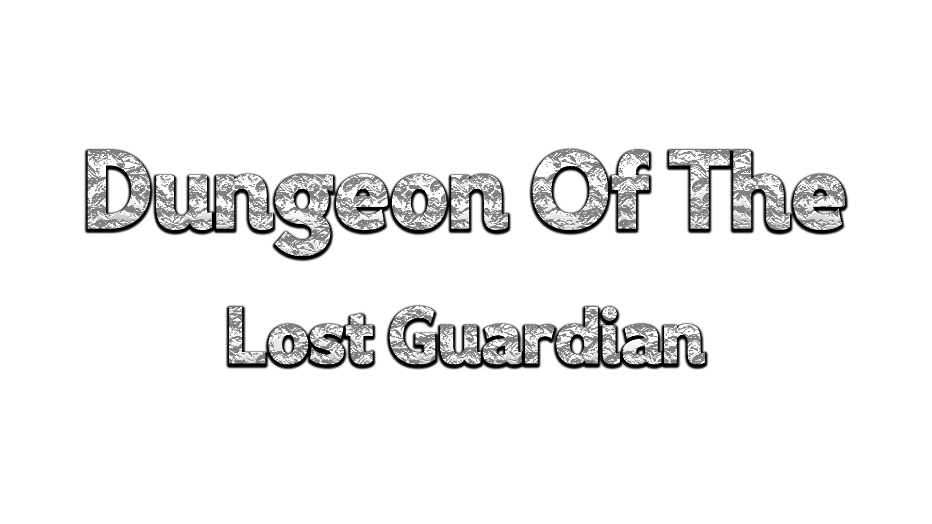 Dungeon Of The Lost Guardian