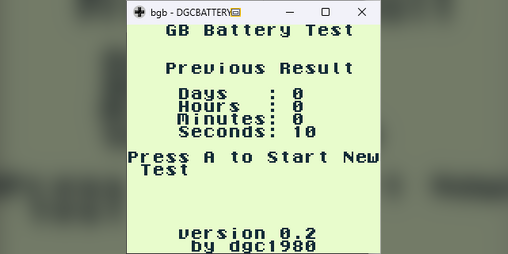 Cover image for Gameboy Battery Test